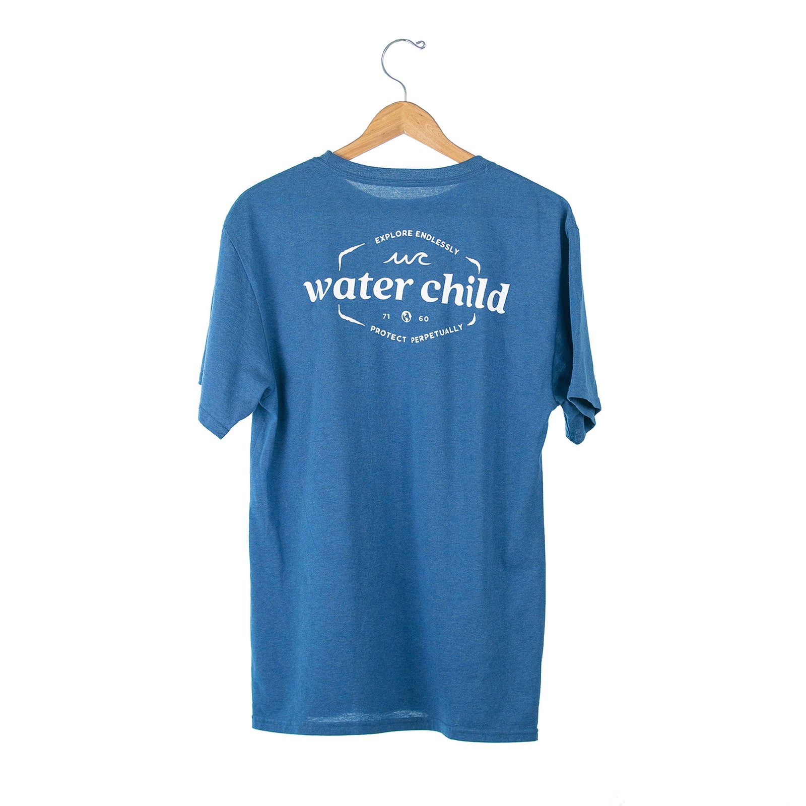 VALLAD WAVELOGO TEE(IO着用) Lサイズ 新品未開封 Water-Child-Blue-Wave-Classic-
